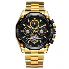 Годинник механічний Forsining 6913 Gold-Black Годинник механічний Forsining 6913 Gold-Black