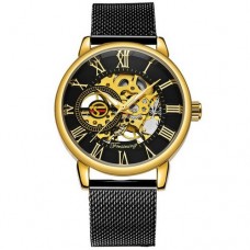 Годинник механічний Forsining 8099 Black-Gold-Black Годинник механічний Forsining 8099 Black-Gold-Black