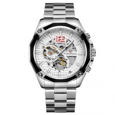 Годинник механічний Forsining GMT 1183 Silver-White Годинник механічний Forsining GMT 1183 Silver-White
