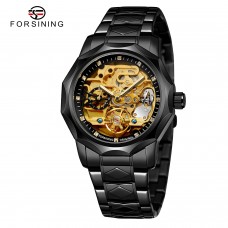 Годинник механічний Forsining 8240 Black Gold Годинник механічний Forsining 8240 Black Gold