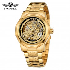 Годинник механічний Forsining 8249 Gold Black Годинник механічний Forsining 8249 Gold Black