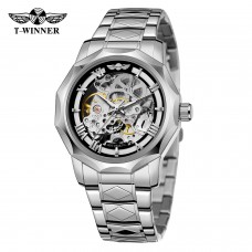 Годинник механічний Forsining 8249 Silver Black Годинник механічний Forsining 8249 Silver Black