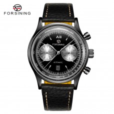 Годинник механічний Forsining Aviator All Black Годинник механічний Forsining Aviator All Black