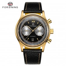 Годинник механічний Forsining Aviator Gold-Black Годинник механічний Forsining Aviator Gold-Black
