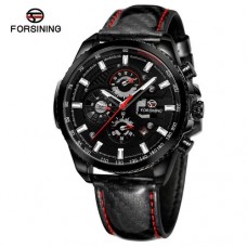 Годинник механічний Forsining 6909 All Black Steel Годинник механічний Forsining 6909 All Black Steel