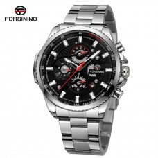 Годинник механічний Forsining 6909 Silver-Black Годинник механічний Forsining 6909 Silver-Black