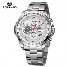 Годинник механічний Forsining 6909 Silver-White Годинник механічний Forsining 6909 Silver-White