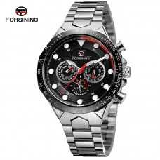 Годинник механічний Forsining 6911 Silver-Black Годинник механічний Forsining 6911 Silver-Black