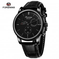 Годинник механічний Forsining 6916 All Black Годинник механічний Forsining 6916 All Black