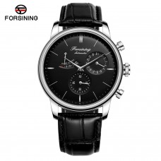 Годинник механічний Forsining 6916 Silver-Black Годинник механічний Forsining 6916 Silver-Black