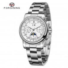 Годинник механічний Forsining 6918 Silver-White Годинник механічний Forsining 6918 Silver-White