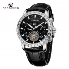Годинник механічний Forsining 6920 Silver-Black Годинник механічний Forsining 6920 Silver-Black