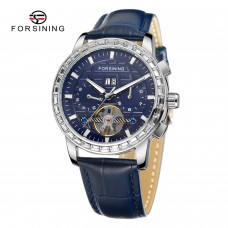 Годинник механічний Forsining 6920 Silver-Blue Годинник механічний Forsining 6920 Silver-Blue