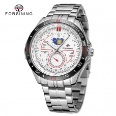 Годинник механічний Forsining 8238 Silver-White Steel Годинник механічний Forsining 8238 Silver-White Steel