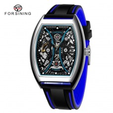 Годинник механічний Forsining 8252 Silver-Black-Blue Годинник механічний Forsining 8252 Silver-Black-Blue