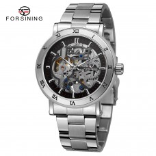Годинник механічний Forsining 8253 Silver-Black Годинник механічний Forsining 8253 Silver-Black