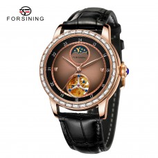 Годинник механічний Forsining 8257 Pink Gold Годинник механічний Forsining 8257 Pink Gold