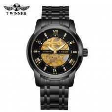 Годинник механічний Forsining 8241 All Black Steel Годинник механічний Forsining 8241 All Black Steel