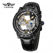 Годинник механічний Forsining 8258 All Black Годинник механічний Forsining 8258 All Black