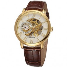Годинник механічний Forsining 8099 Brown-Gold-White Годинник механічний Forsining 8099 Brown-Gold-White