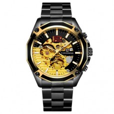 Годинник механічний Forsining GMT 1183 Black-Gold Годинник механічний Forsining GMT 1183 Black-Gold