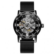 Годинник механічний Forsining GMT1201 Black-Silver Годинник механічний Forsining GMT1201 Black-Silver