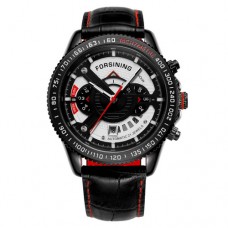 Годинник механічний Forsining GMT1186 Black-Red-Whiter Годинник механічний Forsining GMT1186 Black-Red-Whiter