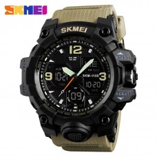 Годинник Skmei 1155 Black-Khaki Годинник Skmei 1155 Black-Khaki