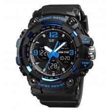 Годинник Skmei 1742 Black-Blue
