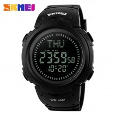 Годинник Skmei 1231BK All Black Smart Watch + Compass Годинник Skmei 1231BK All Black Smart Watch + Compass