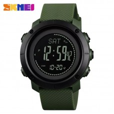 Годинник Skmei 1427AG Army Green + Compass